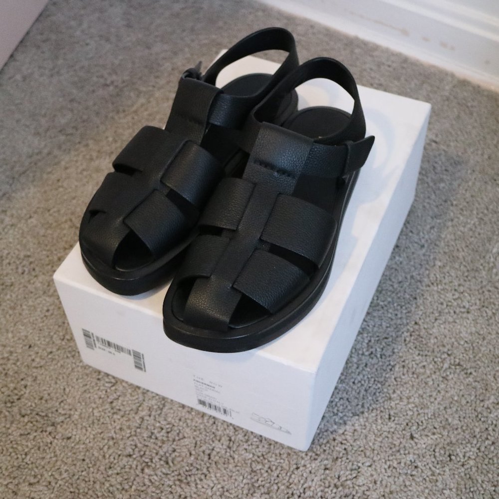 The Row Fisherman Sandals (Black)
